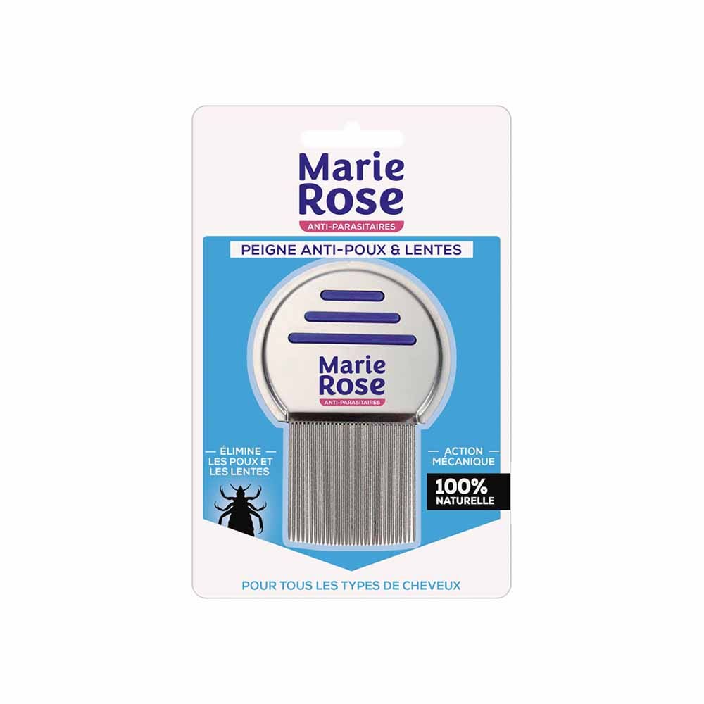 Marie Rose Pettine per pidocchi e lendini Denti striati Tutti i tipi di Capelli