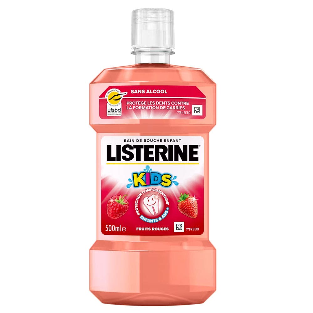 Listerine Collutorio KIDS frutti rossi senza alcol 500 ml