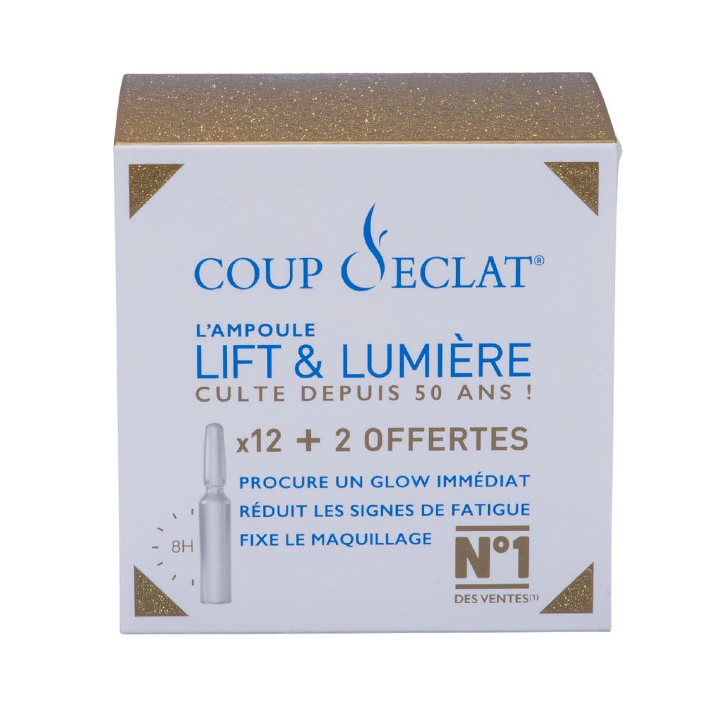 Coup D'Eclat Fiale Lift & Luce per pelli sensibili 12 x 1 ml fiale + 2 fiale omaggio
