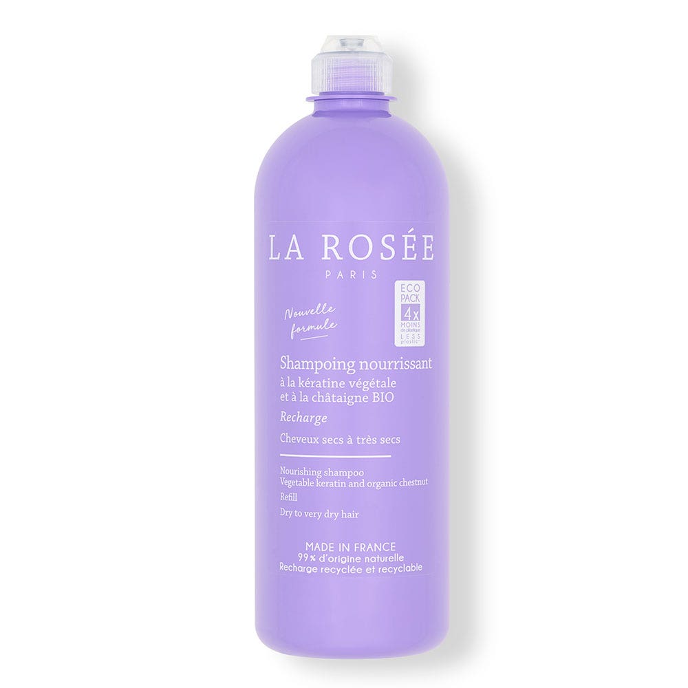 LA ROSÉE Recharge shampoo nutrente per capelli secchi e molto secchi 400 ml