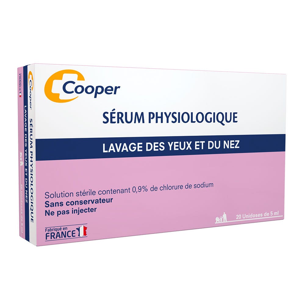 Cooper Siero fisiologico per occhi e naso 20 x 5 ml