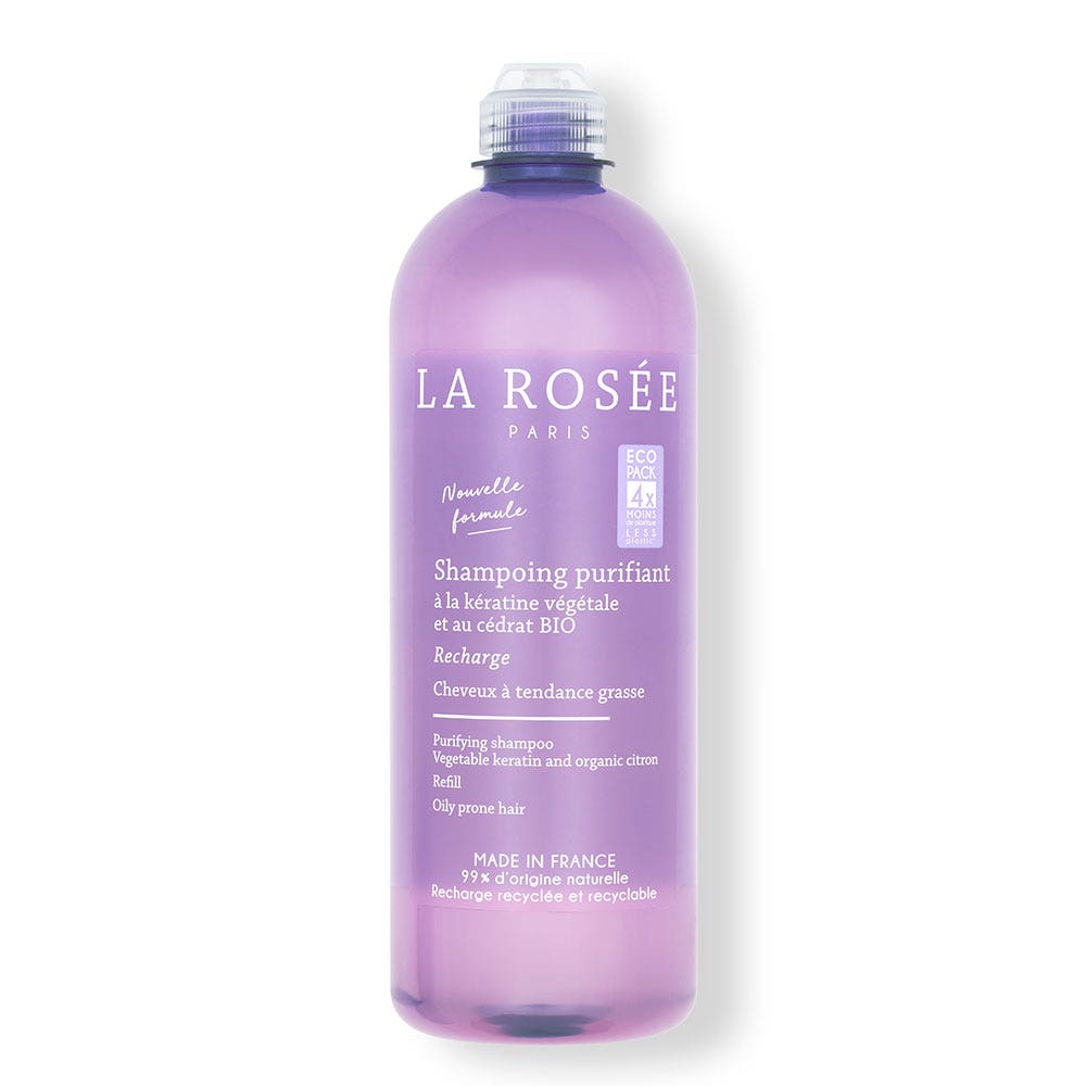 LA ROSÉE Ricarica shampoo purificante per capelli grassi 400 ml