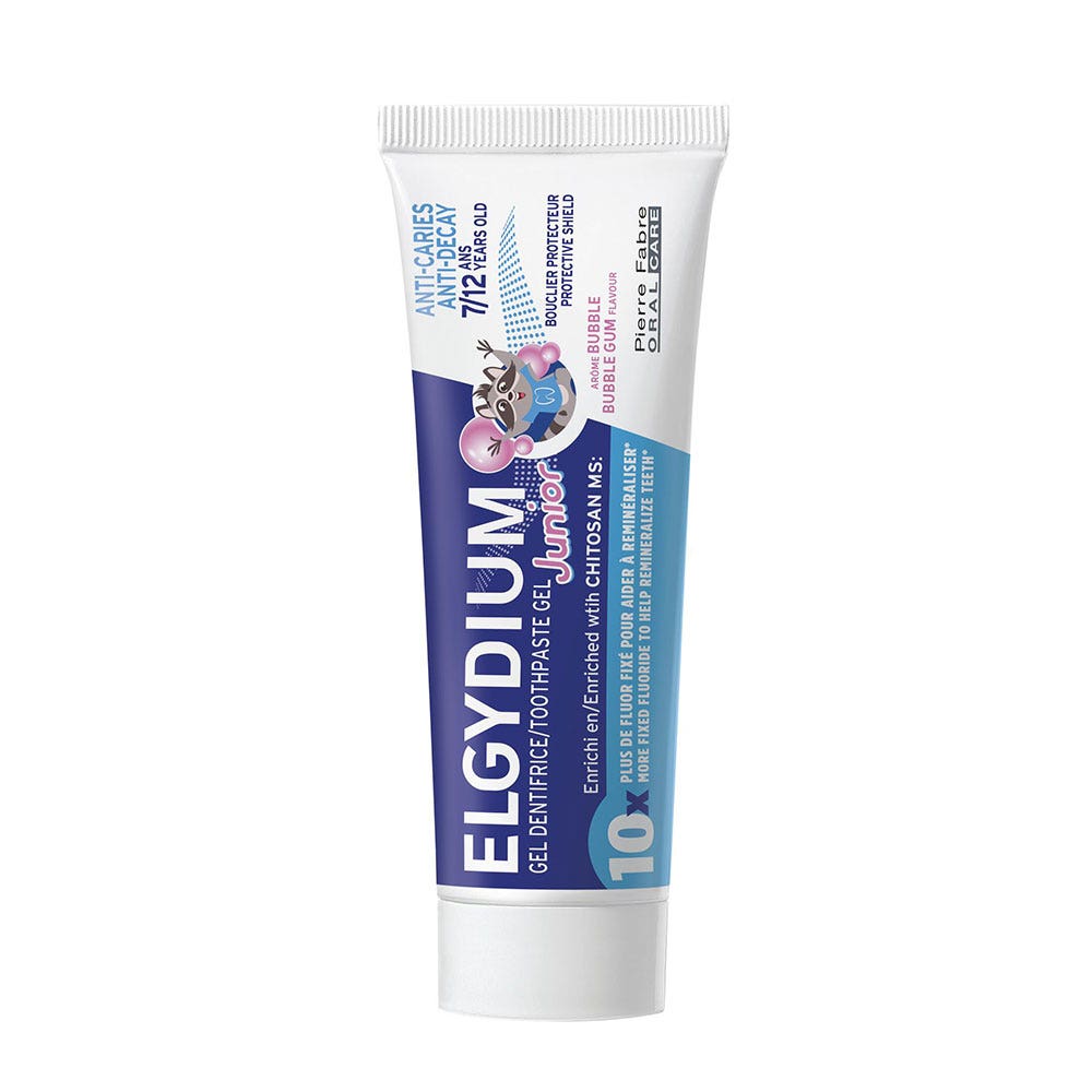 Elgydium Gel dentifricio Junior 7/12 anni gusto bubble 50 ml