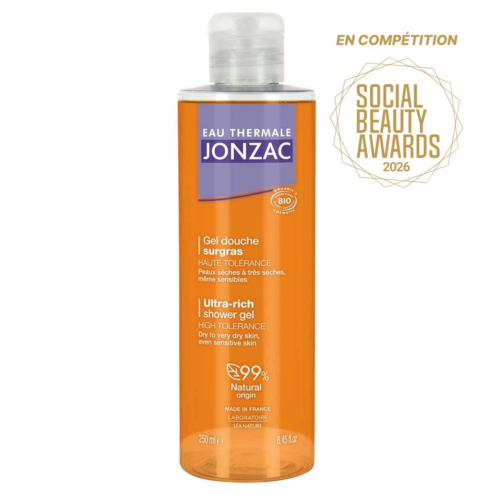 Eau thermale Jonzac Doccia schiuma surgrassa bio nutritiva 250 ml
