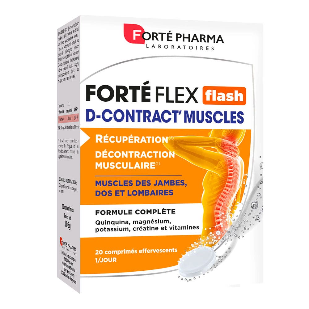 Forté Pharma Forté Flex D-contract' muscoli effervescente 20 compresse effervescenti