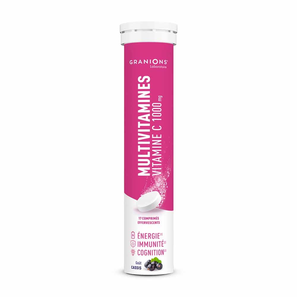 Granions Multivitamine vitamina C 1000mg gusto frutti di bosco 17 compresse effervescenti