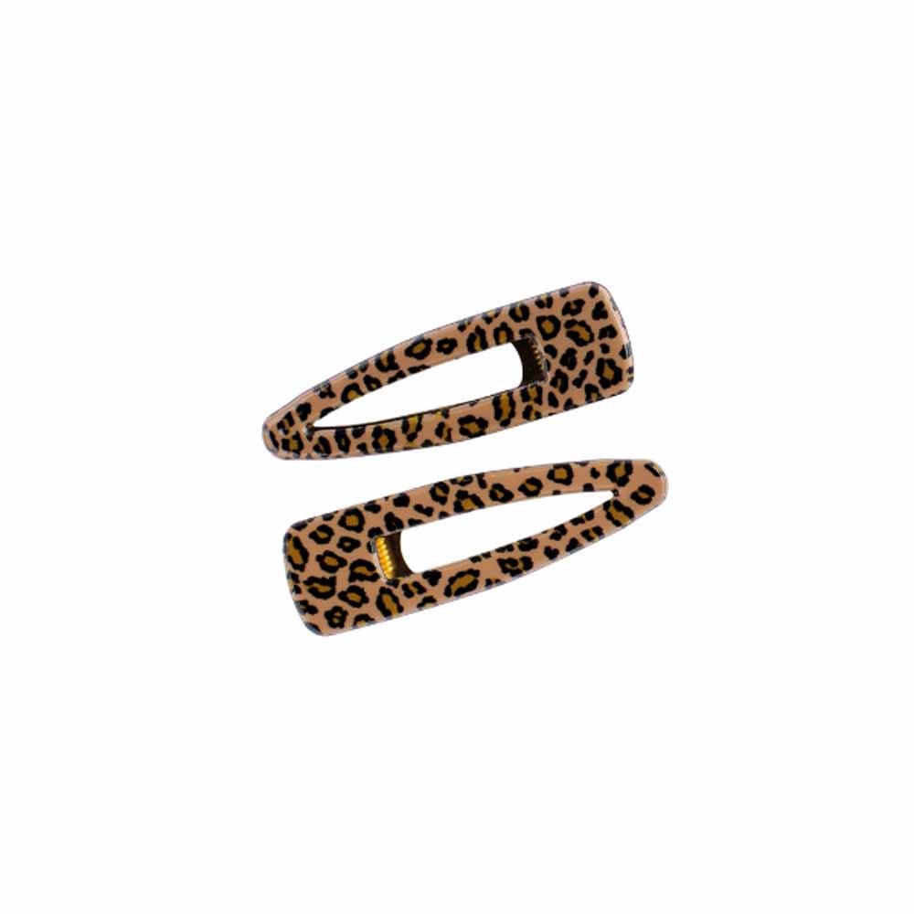 Cartel Barrette leopardo marroni 6 cm 2 x