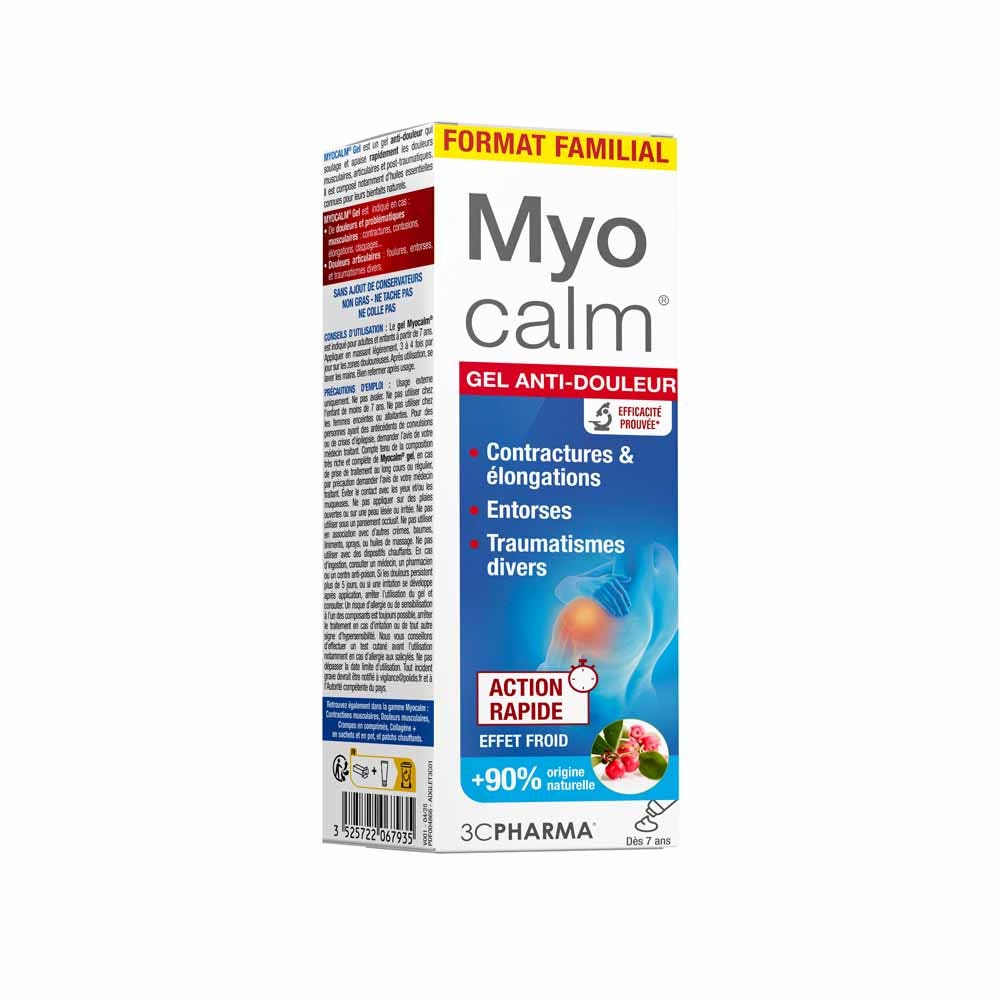 3C Pharma Myocalm Gel antidolore effetto freddo azione rapida 100 ml