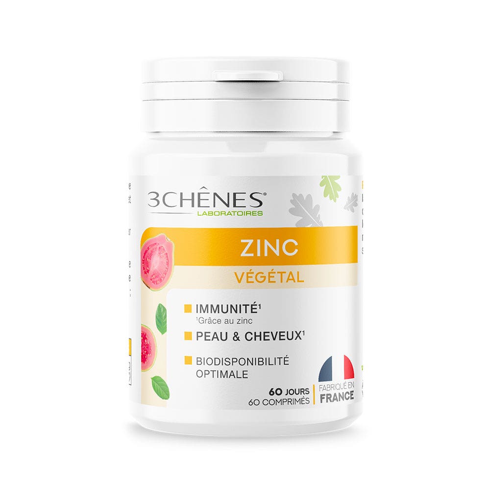 3 Chênes Zinc vegetale 60 compresse