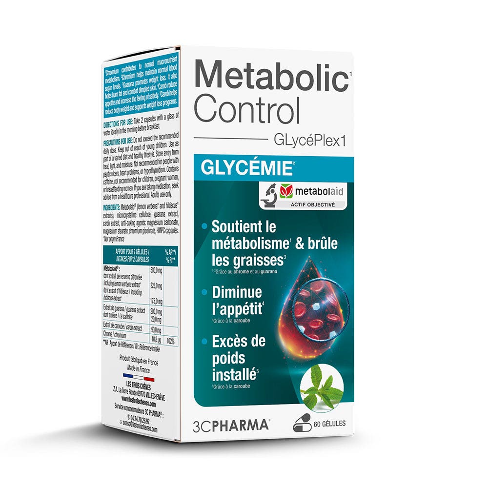 3C Pharma Metabolic Control Glicemia 60 capsule