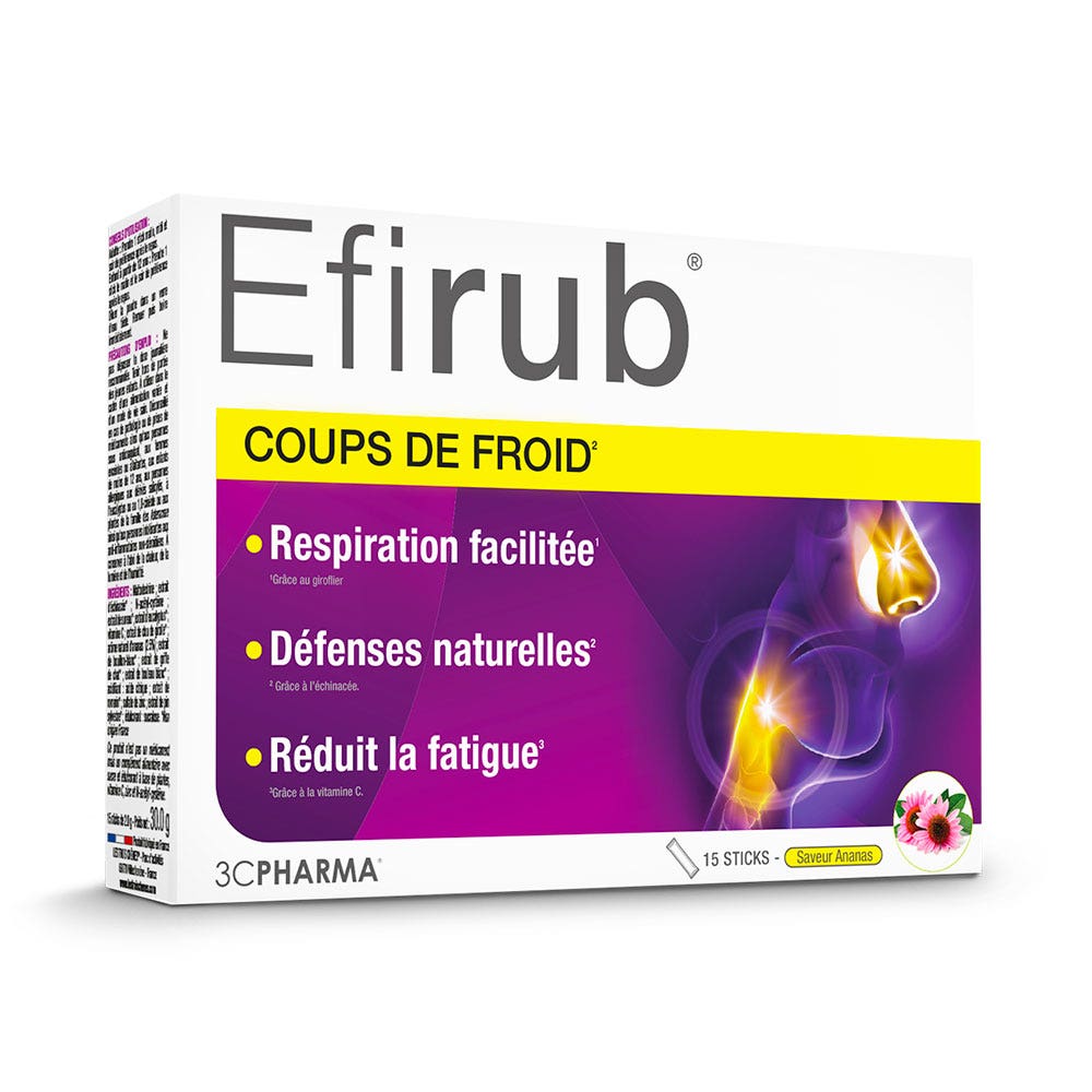 3C Pharma Efirub Colpi di freddo 15 stick