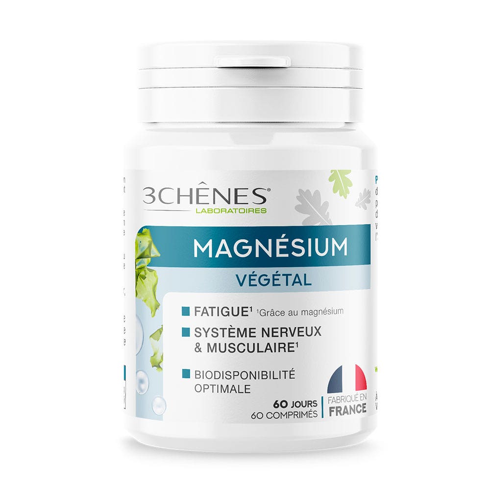 3 Chênes Magnesio vegetale 60 compresse