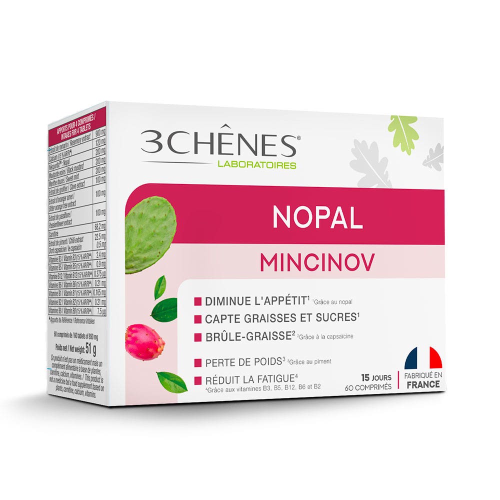 3 Chênes Mincinov Nopal 60 compresse