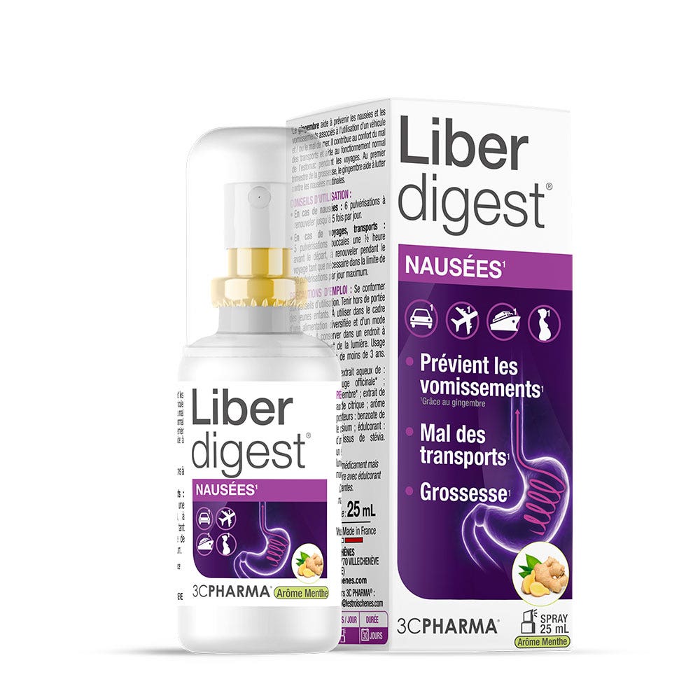 3C Pharma Liberdigest Spray nausea 25 ml