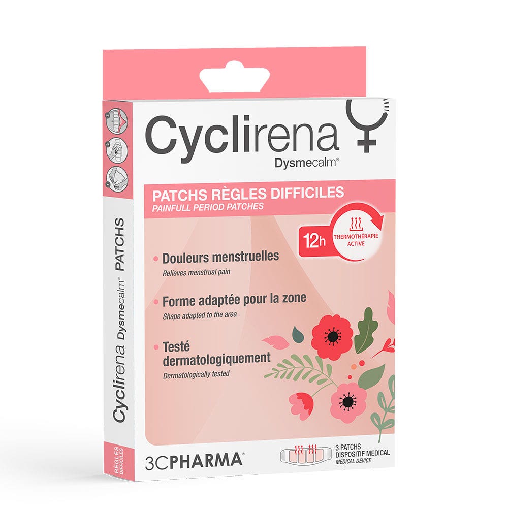 3C Pharma Cyclirena Patchs regole dolorose 3 x