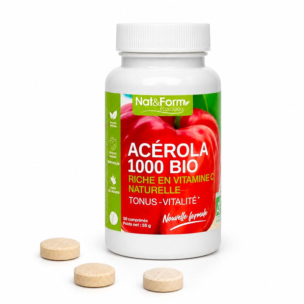 Nat&Form Acerola 1000 bio 30 compresse