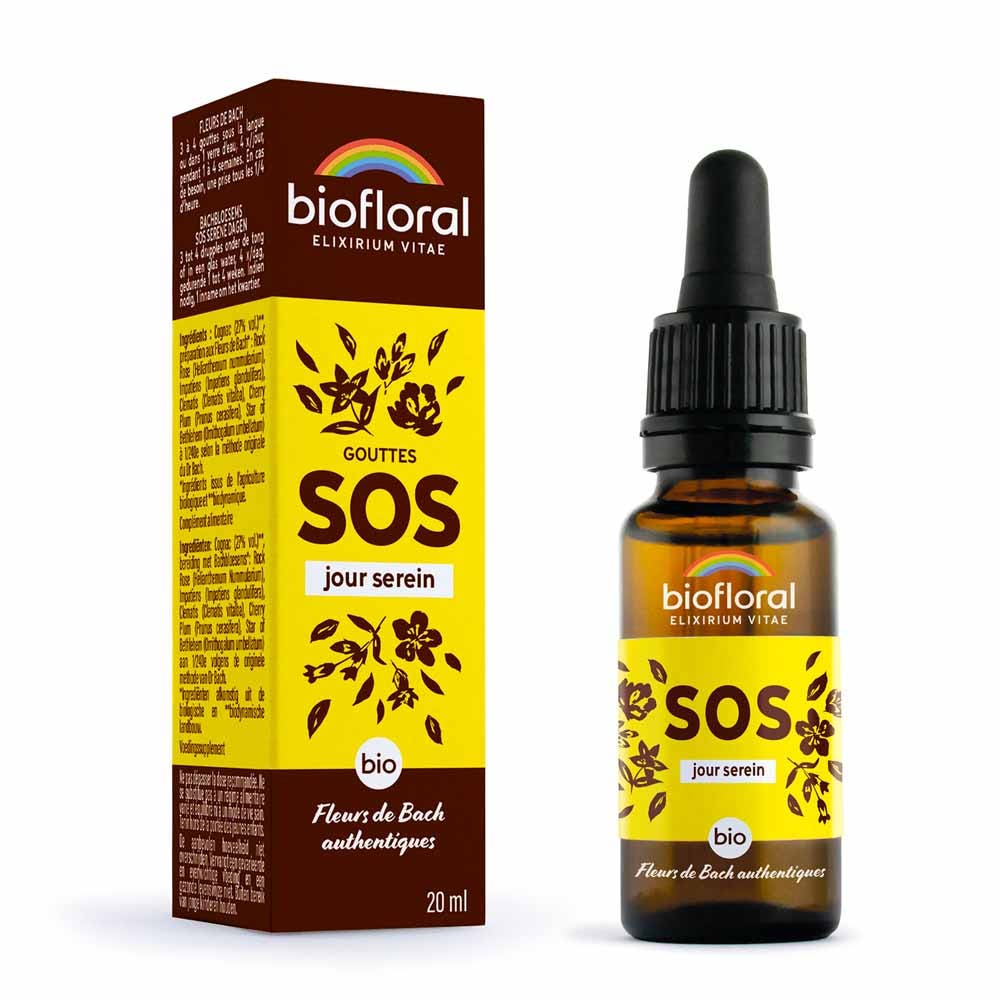 Biofloral N°39 SOS Soccorso Demeter Fiore di Bach bio 25 ml