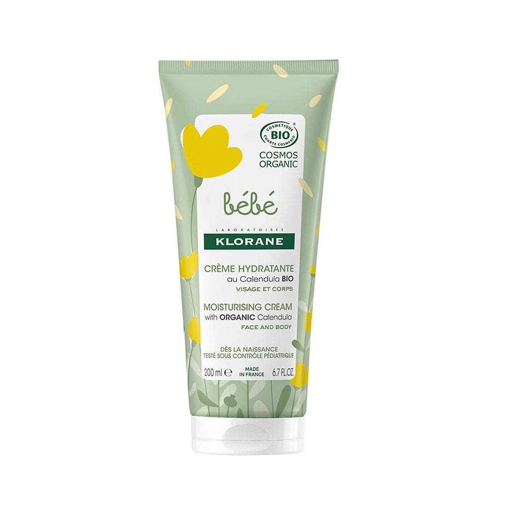 Klorane Neonato Crema idratante Calendula bio Pelli normali e secche 200 ml
