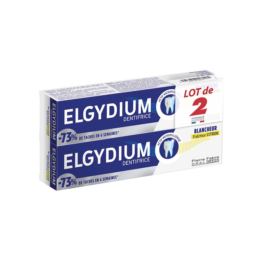 Elgydium Sbiancante Dentifricio limone 75ml