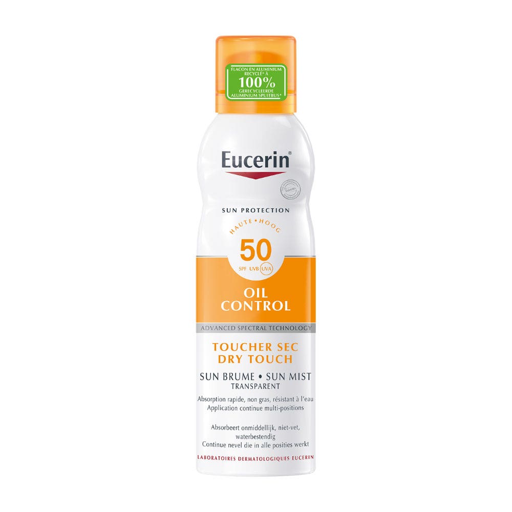 Eucerin Sun Protection Bruma trasparente Oil Control SPF50 Pelle Sensibile 200 ml