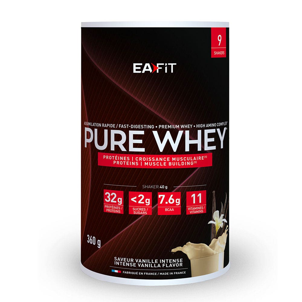 Eafit Pure Whey Croissance Musculaire 360g VANIGLIA