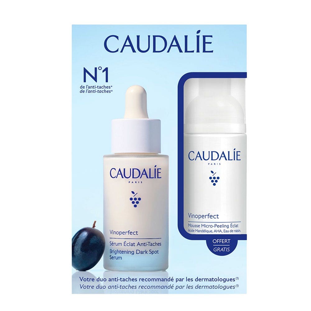 Caudalie Vinoperfect Cofanetto siero e mousse