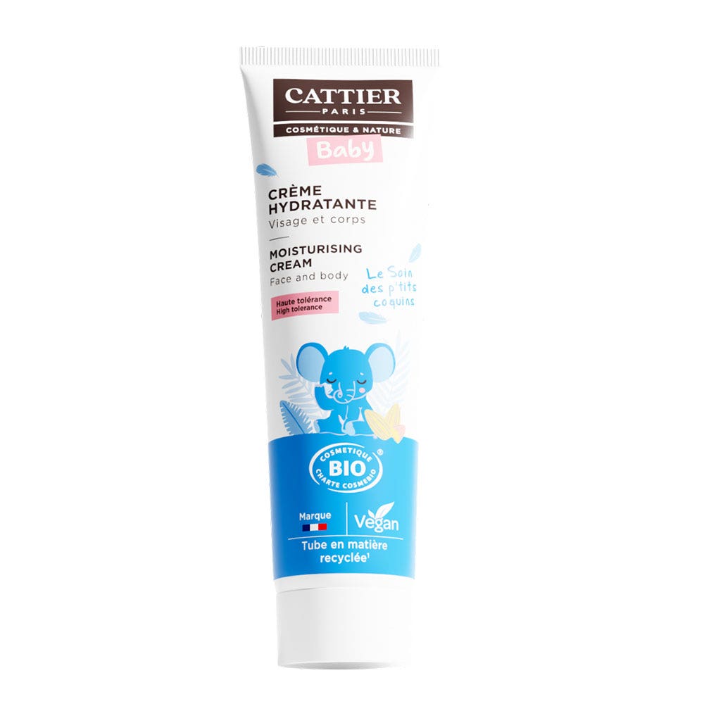 Cattier Bebè Crema per neonati Bio Viso e Corpo 75ml