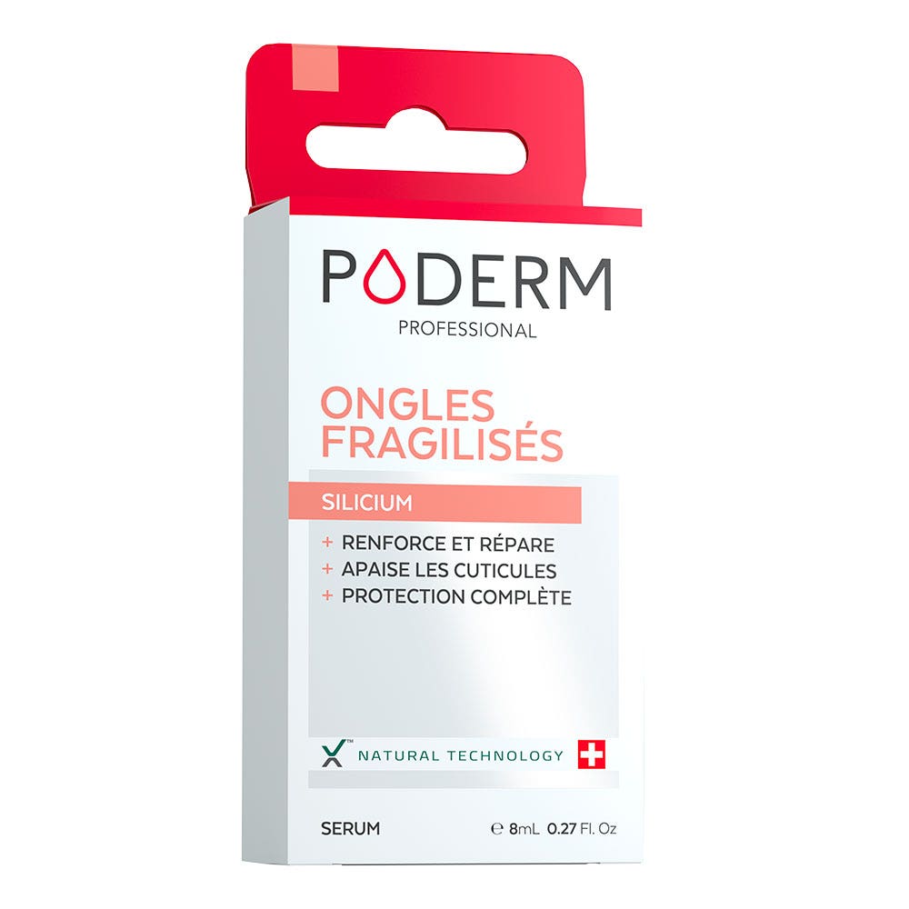 Poderm Siero al silicio per unghie fragili 8 ml