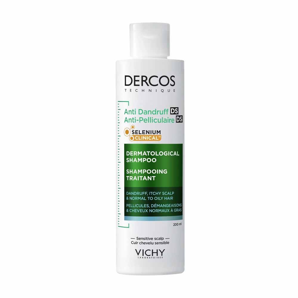 Vichy Dercos Shampoo trattante forfora e prurito per capelli normali a grassi 200 ml