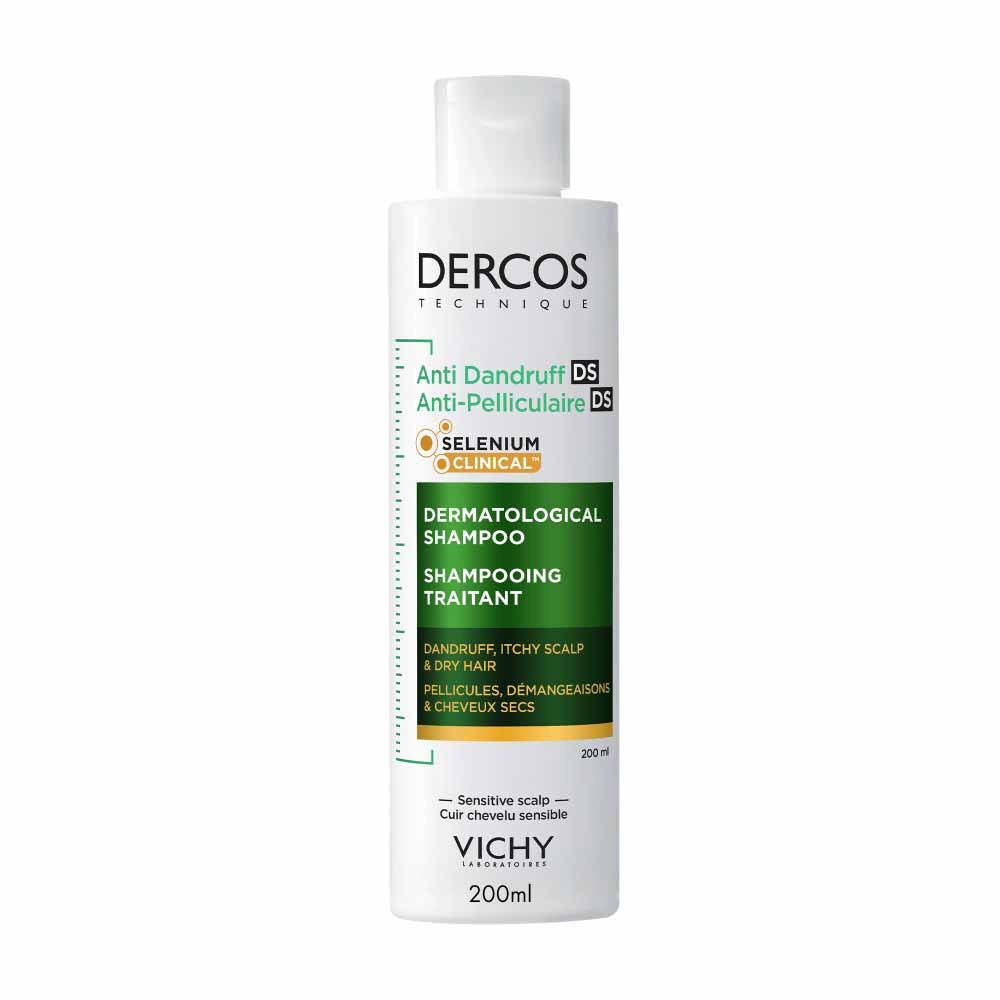 Vichy Dercos Shampoo antipellicolare trattante forfora e prurito e capelli secchi 200 ml
