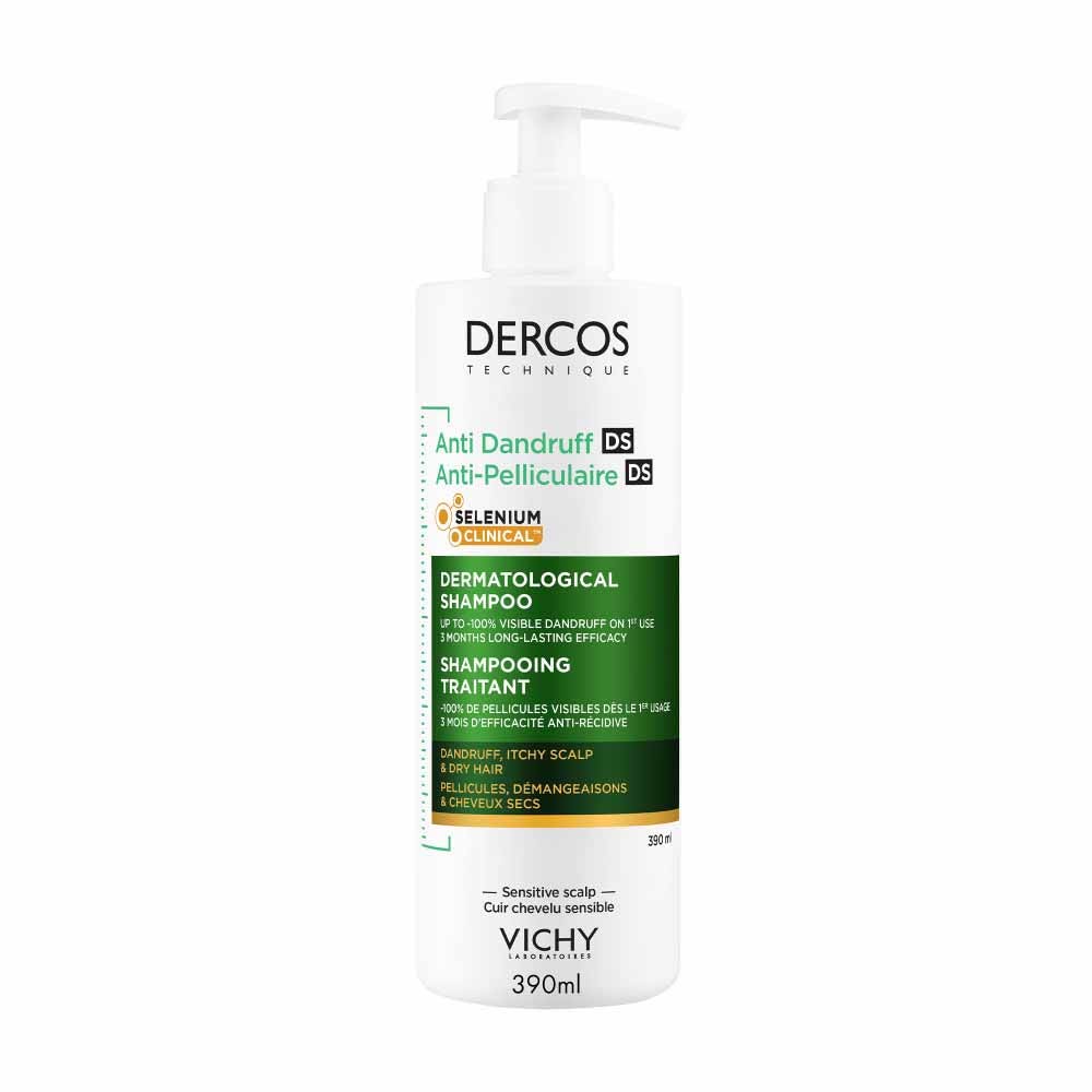 Vichy Dercos Shampoo Trattante Forfora e Prurito Capelli secchi 390ml