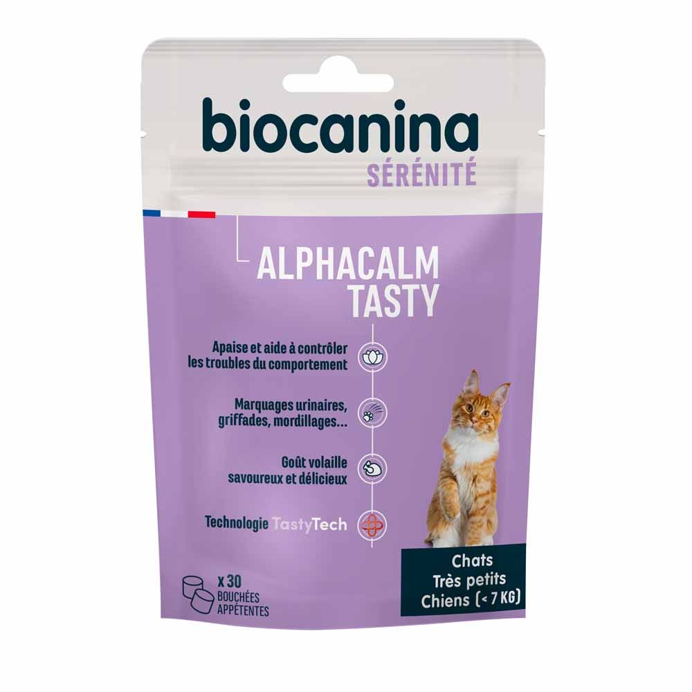 Biocanina Serenità Alphacalm Gustoso Gatto x30 Bocconi di cibo