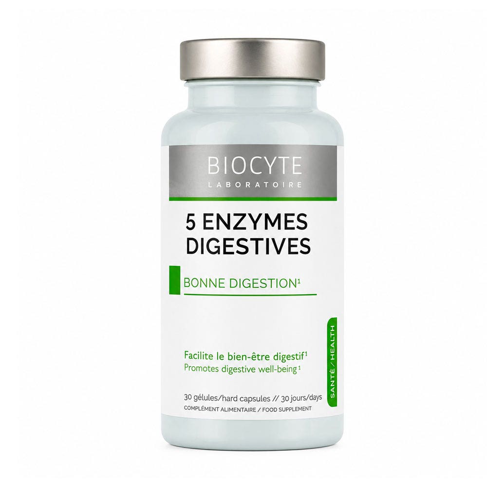 Biocyte Salute 5 Enzimi digestivi 30 capsule