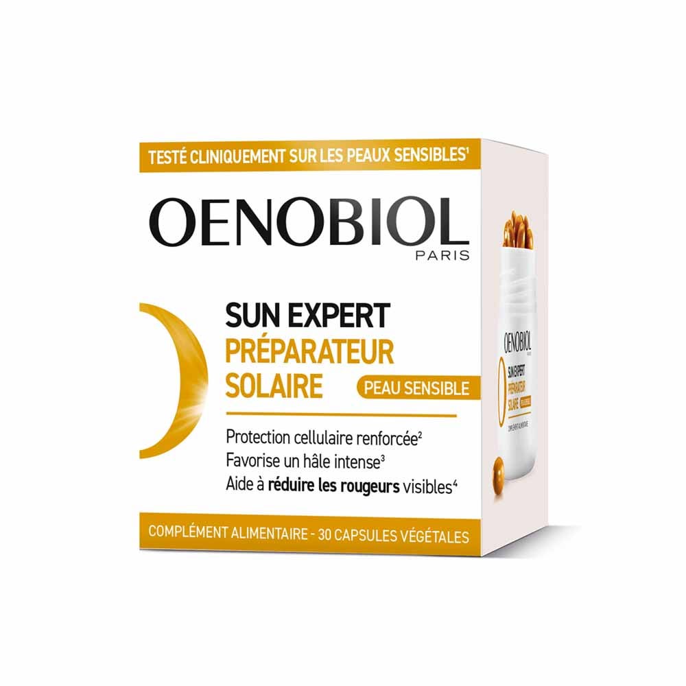 Oenobiol Sun Expert Pompa di calore solare Pelle Sensibile 30 Capsule
