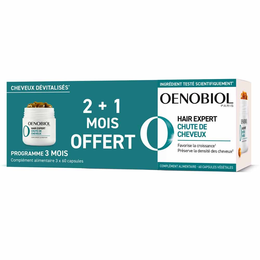 Oenobiol Hair Expert Trattamento per la caduta dei capelli 3 x 60 capsule