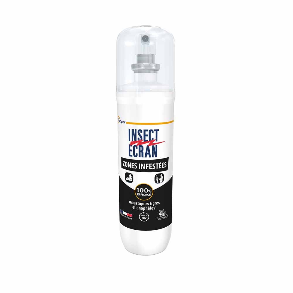 Insect Ecran Pelle Spray anti-zanzare per zone infestate a partire dai 24 mesi fino a 8 ore 100 ml