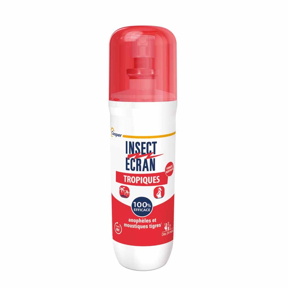 Insect Ecran Pelle Anti-zanzare tropici 8 ore a partire da 24 mesi 75 ml