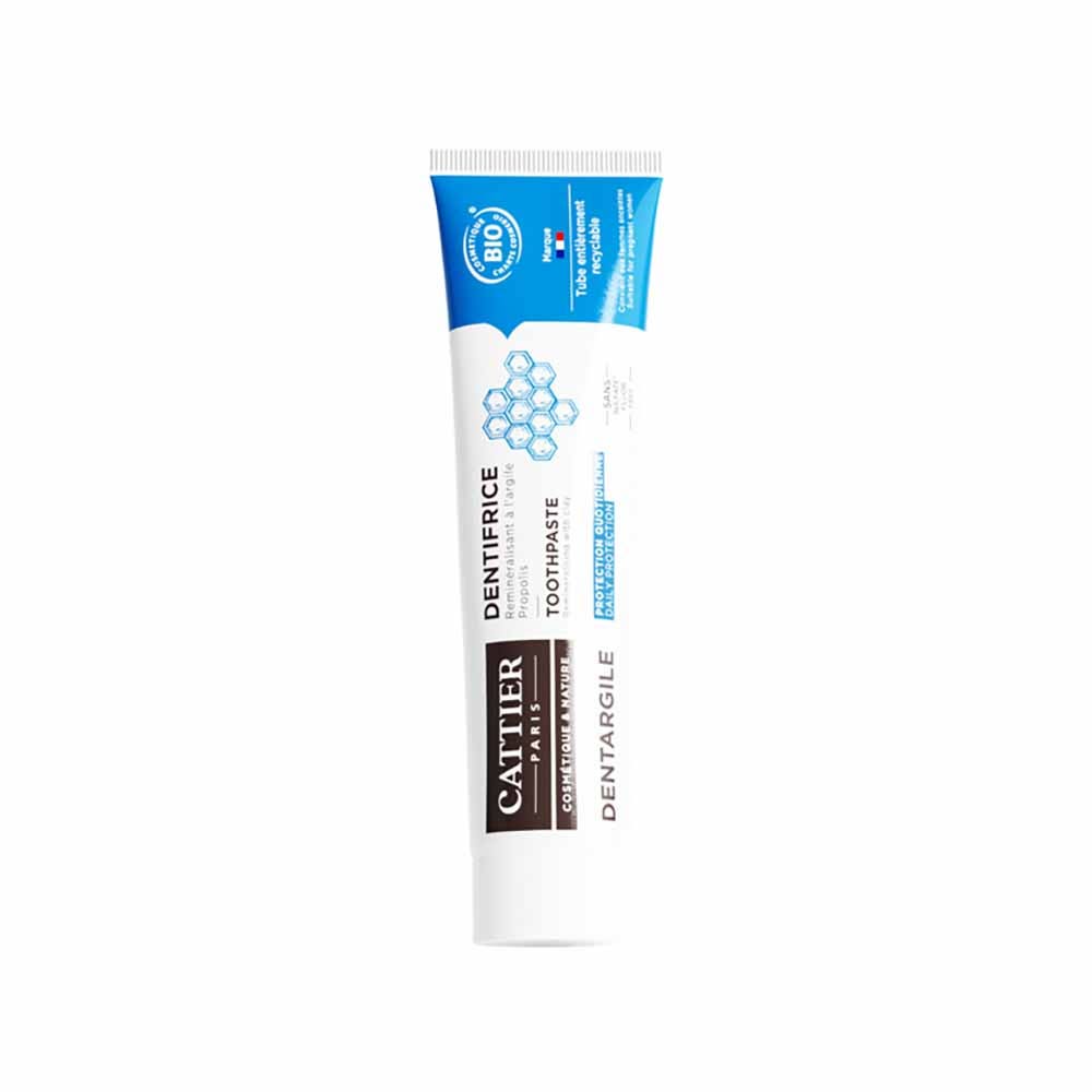 Cattier Dentifricio Rimineralizzante argilla e propoli bio 75ml
