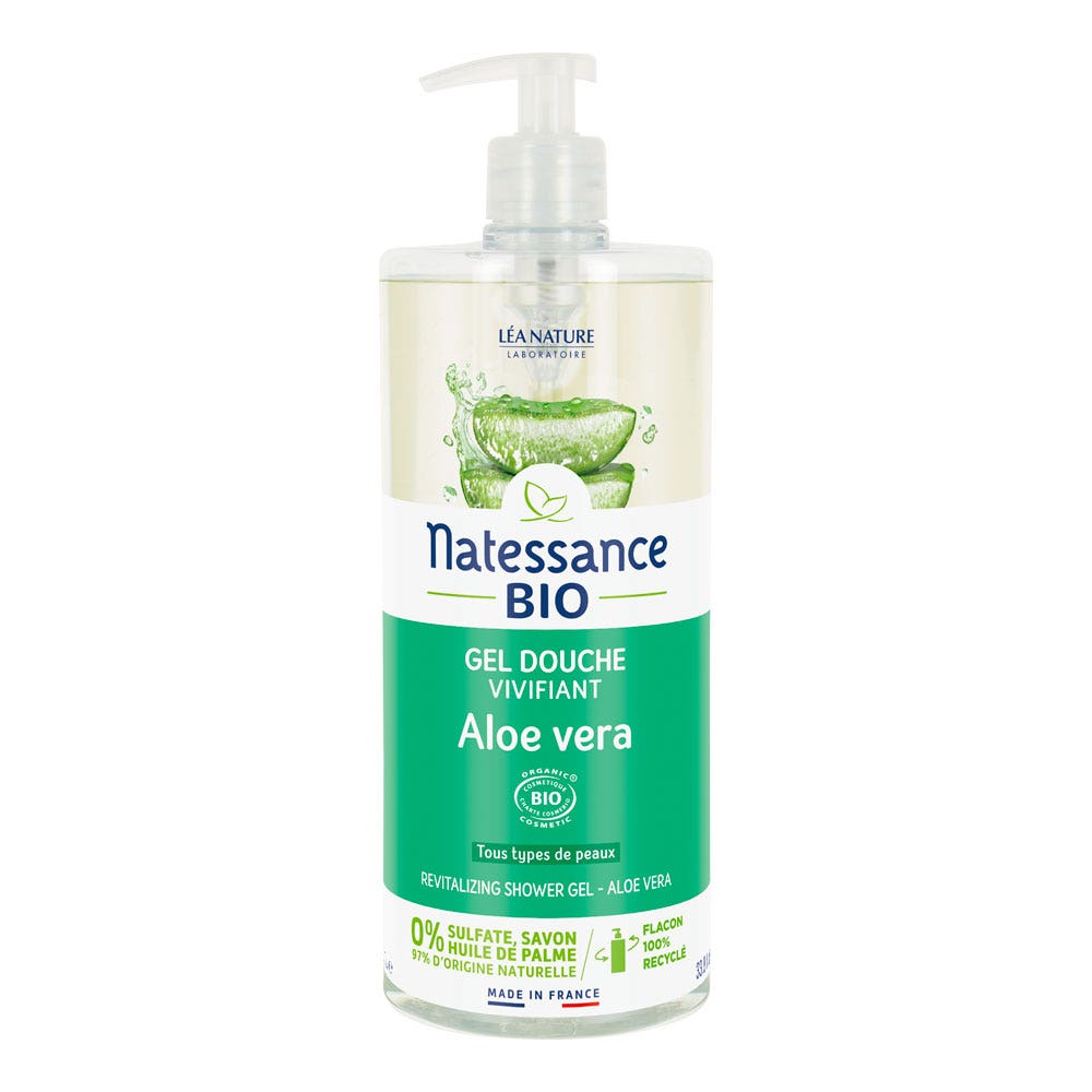 Natessance Doccia schiuma Aloe Vera bio 1 l