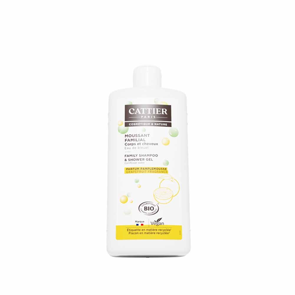 Cattier Gel doccia Moussant Familial Corps Et Cheveux Bio 500ml