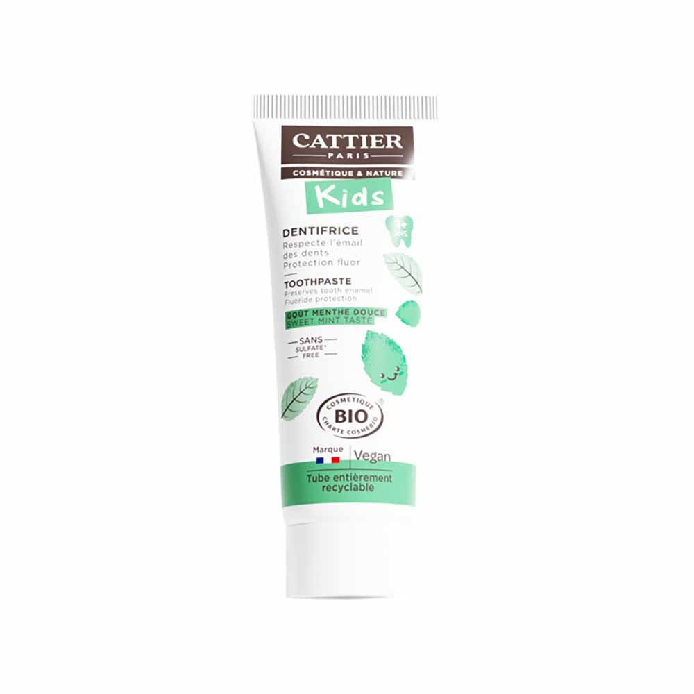 Cattier Kids Dentifricio bio 7+ anni al gusto menta dolce 50 ml
