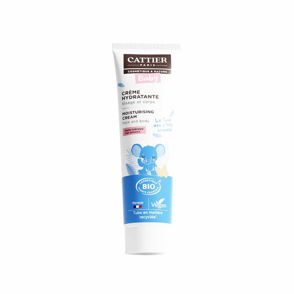 Cattier Bebè Crema per neonati Bio Viso e Corpo 75ml