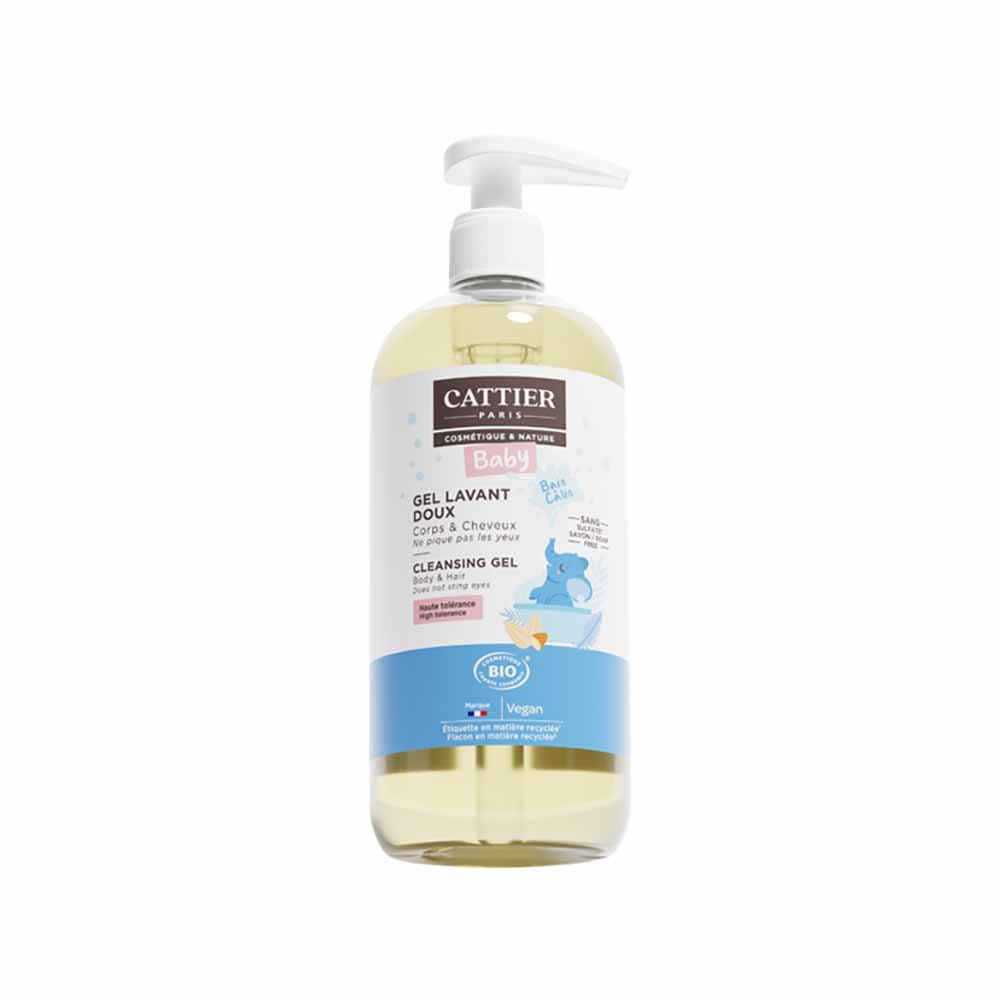 Cattier Bebè Gel Lavant Doux Corps Et Cheveux Bio 500ml