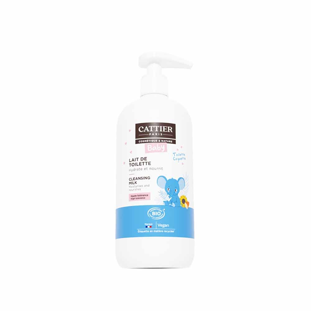 Cattier Bebè Lait De Toilette Hypoallergenique Visage Et Corps Bio 500ml