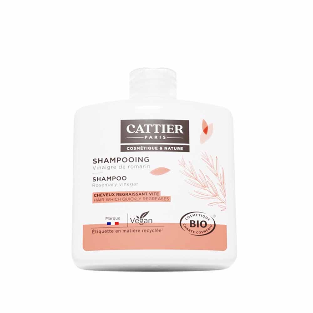 Cattier Shampoo Aceto di Rosmarino Bio per Capelli Grassi 250ml