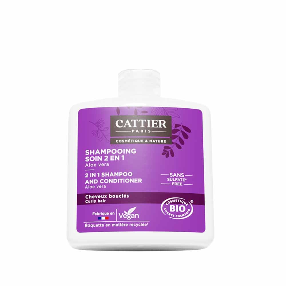 Cattier Shampoo 2 in 1 per la cura dei Ricci 250ml