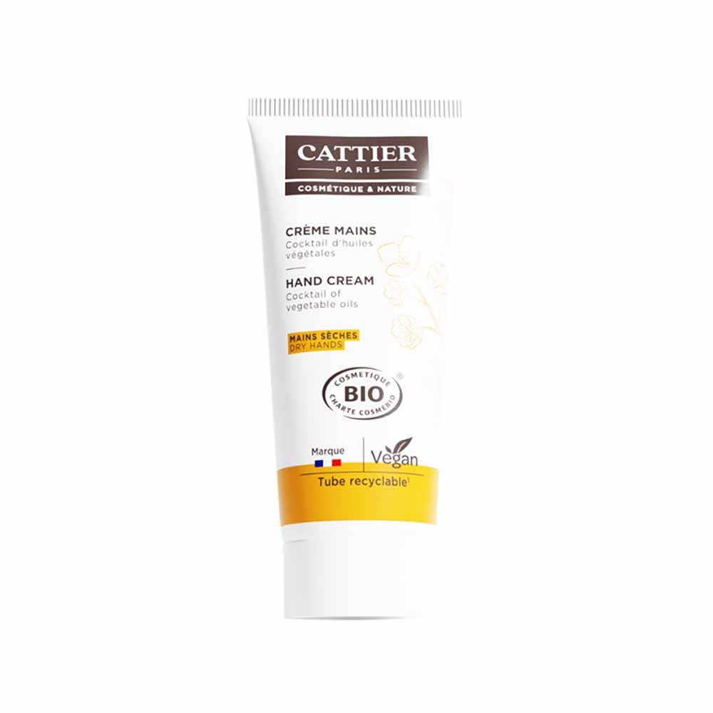 Cattier Argilla Crema biologica per mani secche Le Blanc 75ml