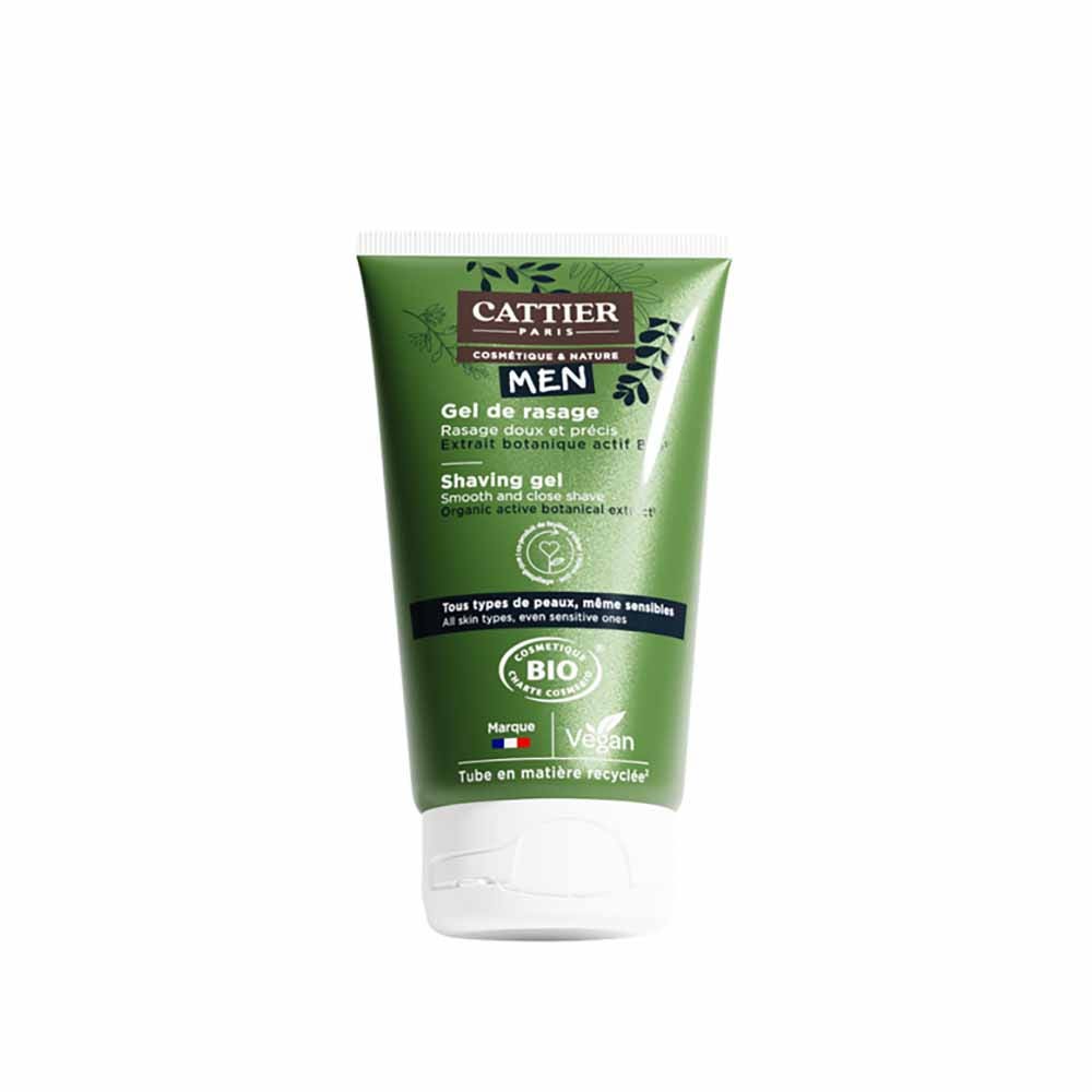 Cattier Uomo Gel da Rasatura Bio Delicato e preciso 150 ml