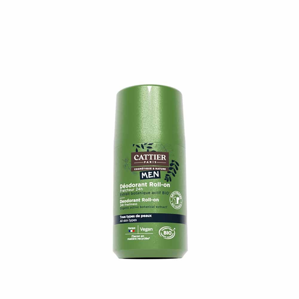 Cattier Uomo Deodorante biologico roll on Freschezza 24h 50ml