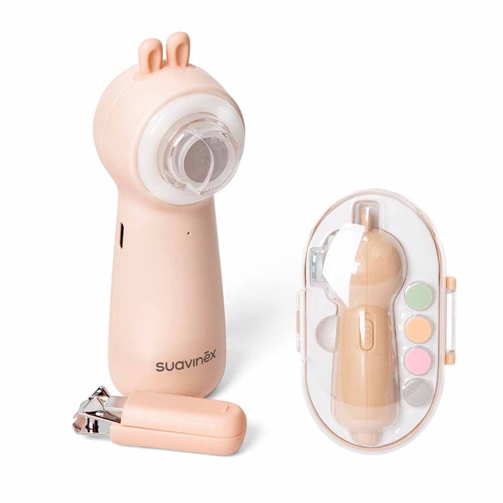 Suavinex Wonderland Set lima elettrica + tagliaunghie